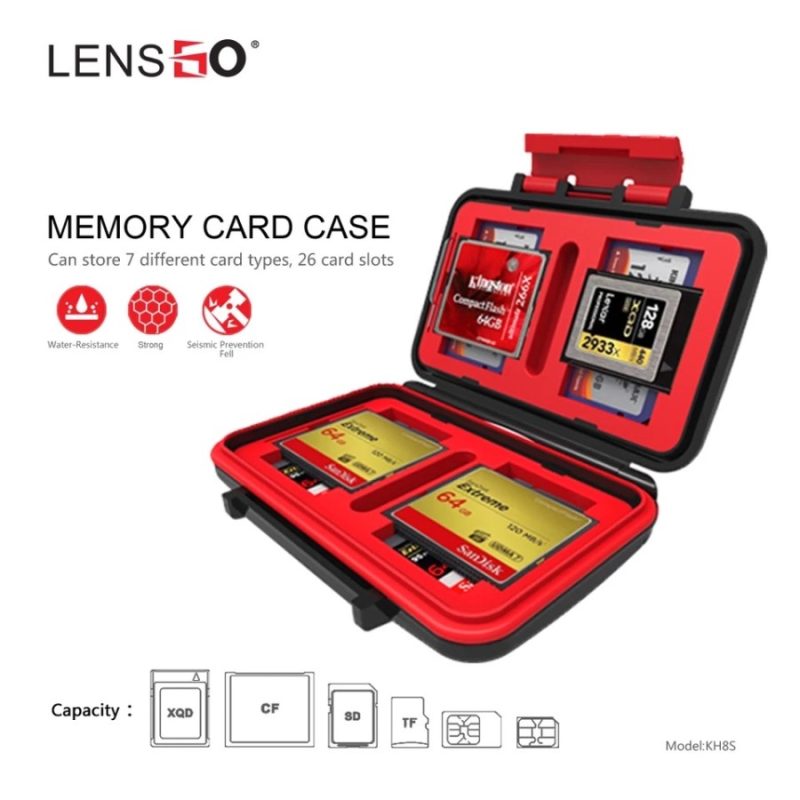 LENSGO KH8S Memory Card Case
