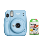 FUJIFILM INSTAX Mini 11 Camera (Sky Blue) + INSTANT FILM 10X2 SHEETS