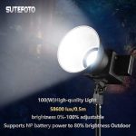 Sutefoto P100 Bi-Color LED Monolight - Image 7