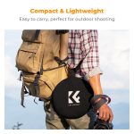 K&F Concept 60x90cm 5-in-1 Oval Foldable Reflector