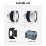 DGX F20 9 Inch Fresnel Lens Bowens 45 degrees Mount Focusing Adapter - Image 6