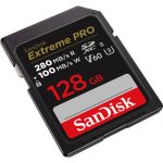 SanDisk 128GB 280MB/s Extreme PRO UHS-II SDXC Memory Card - Image 2